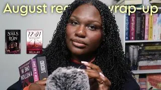 Thumbnail: ASMR My August Reading Wrap-Up📚