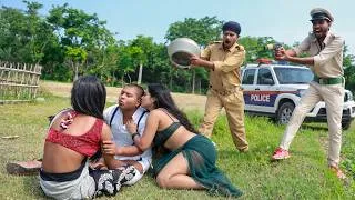 Thumbnail: Chalak KAIDI v/s POLICE || New Special Funny Comedy Video 😎😂 || As Natkhati