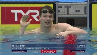 Thumbnail: NICHOLAS FINK WINS 100M BREASTSTROKE!!!