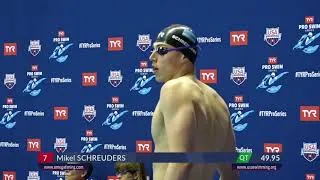 Thumbnail: ZACH APPLE WINS 100M FREESTYLE IN SWIM SERIES!!!