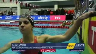 Thumbnail: REGAN SMITH TAKES WIN IN 200 BACKSTROKE!!!