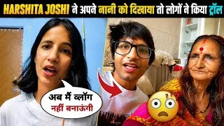 Thumbnail: Harshita Joshi Sourav Joshi Ki Dadi Ke sath 🤯|Harshita Joshi Vlogs| Sourav Joshi Ki Bahan Harshita