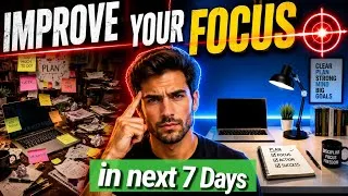 Thumbnail: अपना फोकस कैसे बढ़ाएँ? | 3 Steps to Improve Your Focus🔥| Remember Anything You Read