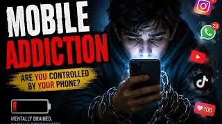 Thumbnail: MOBILE की लत से छुटकारा पाओ! | DESTROYING Your Brain🤯 | 4 Scientific Solutions🔥 |