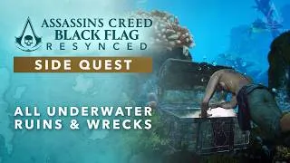 Thumbnail: Assassin's Creed Black Flag Resynced - All Underwater Wrecks & Ruins [Seven Deadly Seas]
