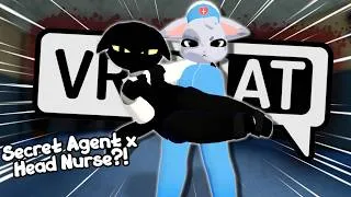 Thumbnail: Secret Agent Cant Escape Head Nurse In VRChat! - VRChat Funny Moments (Animal Hospital Anomaly)