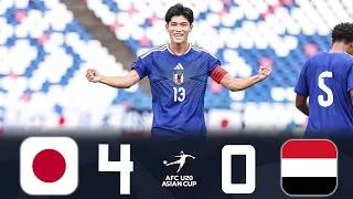Thumbnail: 【ハイライト】日本代表 vs イエメン｜AFC U20アジアカップ予選2026