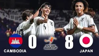 Thumbnail: U-19日本代表が怒涛8発でカンボジアに快勝! 日本 vs カンボジア [ U20アジア杯予選GL第2節 ]