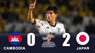 Thumbnail: 日本代表 vs カンボジア｜AFC U20アジアカップ予選2026 【前半ハイライト】