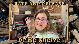 Thumbnail: Rate and Release or Re-shelve!  Episode 1 - Organization and unhaul challenge