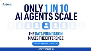 Thumbnail: How Centerprise AI Makes AI Agents Scalable for Production | Astera