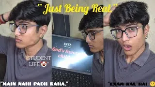 Thumbnail: Exam Tomorrow. Anyway…..........|Aayush Yadav|@Asthyadav18 real talk, relatable.
