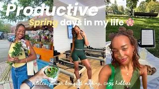 Thumbnail: productive spring days in my life 🌷 pilates, watercoloring & trying new coffee shops