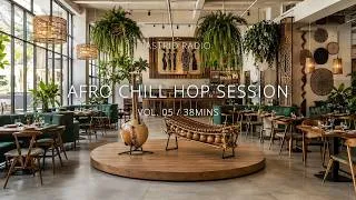 Thumbnail: Organic African Chill Hop • Cozy Sunset Bistro Vibe (Kora, Balafon & Lofi Beats)