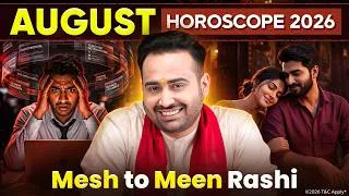 Thumbnail: August Horoscope 2026 | August Rashifal: Sabhi 12 Rashiyon ka Monthly Horoscope & Upay | Arun Pandit
