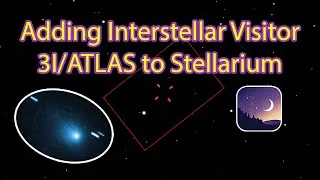 Thumbnail: Adding Interstellar Visitor 3I/ATLAS to Stellarium