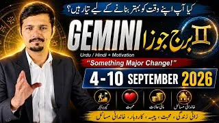 Thumbnail: Gemini Weekly Horoscope September 4–10, 2026 ♊ | Money, Love, Career & Major Changes