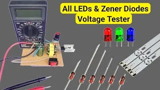 Thumbnail: Make All LEDs and Zener Diodes Voltage Tester For Electronic Repairs