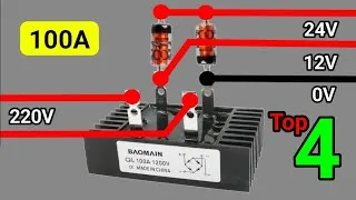 Thumbnail: Top 4 Great Electronic Projects Using Bridge Rectifiers | Full Bridge Rectifier Circuits