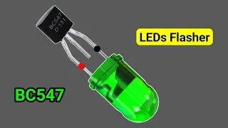 Thumbnail: Make Simplest LEDs Flasher Circuit Using BC547 Transistor 
