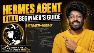 Thumbnail: Here's How To Setup World's Best AI Agent (Hermes Agent) in 5 Mins