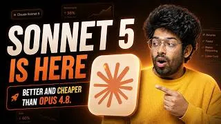 Thumbnail: Claude Sonnet 5 Is Here! Cheaper & Better Than Opus 4.8?