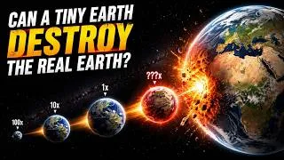 Thumbnail: Compressed Earth Collides With the Real Planet