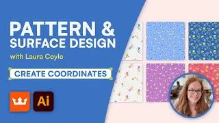 Thumbnail: Colorways: Create coordinating patterns and colorways in Adobe Illustrator