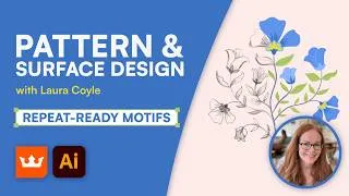 Thumbnail: Pattern Motifs: Sketch and build repeat-ready motifs in Adobe Illustrator