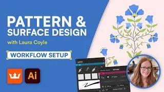 Thumbnail: Pattern & Surface Design Workflow in Adobe Illustrator: Setup, tools, and project overview (Part 1)