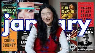 Thumbnail: January wrap up part 1: reviewing 9 books - abolitionist nonfiction, sci-fi, & translated lit