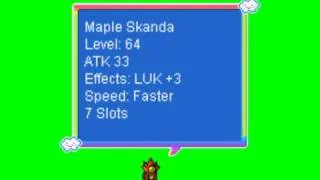 Thumbnail: Maple Weapons and Equipment