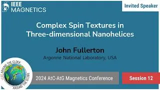 Thumbnail: John Fullerton: Complex Spin Textures in Three-dimensional Nanohelices