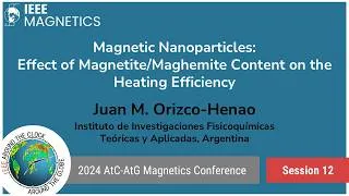 Thumbnail: Juan M. Orizco-Henao: Magnetic Nanoparticles - Effect of Magnetite/Maghemite Content on ...