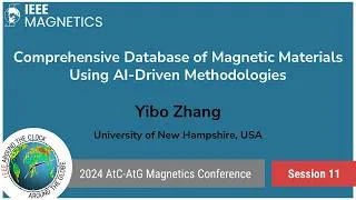Thumbnail: Yibo Zhang: Comprehensive Database of Magnetic Materials Using AI-Driven Methodologies