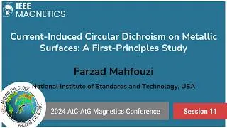 Thumbnail: Farzad Mahfouzi: Current-Induced Circular Dichroism on Metallic Surfaces: A First-Principles Study