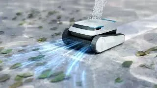 Thumbnail: ATEAGO Cordless Robotic Pool Cleaner Smart Automatic Pool Vacuum Robot PCAT-100 with 180 Min Runtime