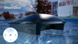 Thumbnail: ATEAGO Cordless Robotic Pool Cleaner Smart Automatic Pool Vacuum Robot PCAT-200 with 180 Min Runtime