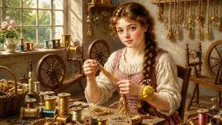 Thumbnail: Visual Poem | Beautiful Memories by the Window,A Day of Curtains and Flowers in a 19th-Century Manor