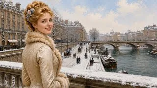 Thumbnail: Visual Poem Snowy |19th-Century Paris | A Day in the Lives of People in the Winter City