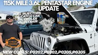 Thumbnail: 3.6 Pentastar Major Engine Failure UPDATE - Jeep Wrangler JK JKU 115k MILE Maintenance Plan 