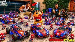 Thumbnail: Franklin Collected Every Spiderman RC Car Near His House In Gta 5 !