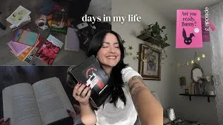 Thumbnail: books, plants, coffee, hauls, jewelry, and rain