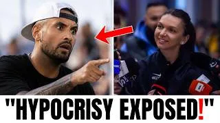Thumbnail: Halep EXPOSES Kyrgios's Hypocrisy After His Own Doping Scandal