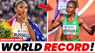 Thumbnail: Masai Russell Just SHOCKED Tobi Amusan With A 12.09 WORLD RECORD!