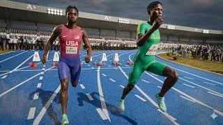 Thumbnail: Gout Gout Takes On Noah Lyles | Who Wins? [3D Speed Test]