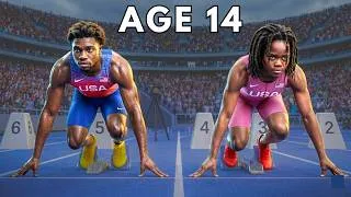 Thumbnail: Noah Lyles vs Rudolph Ingram  | Who was Faster?  [3D Speed Comparison]