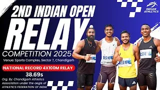 Thumbnail: National Record Has Been Broken 4X100M RELAY MEN FINAL | 2ND INDIAN RELAY COMPETITION | CHANDIGARH