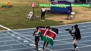 Thumbnail: 🇰🇪 KENYA DOMINATES WOMEN’S 3000M STEEPLECHASE FINAL! 🔥 | Accra 2026