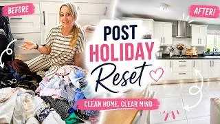 Thumbnail: Holiday Is Over… Time For A Full Reset 🏡 | Cleaning, Cooking & Organisation